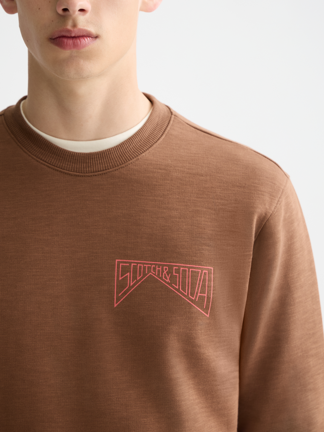 Chest logo sweatshirt - Scotch & Soda AU