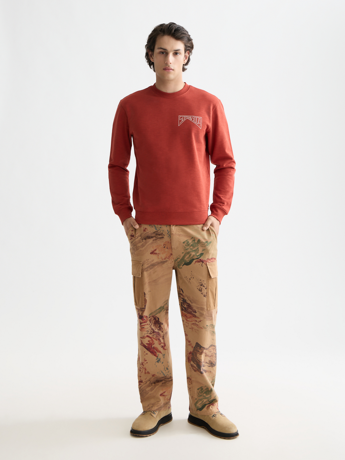 Chest logo sweatshirt - Scotch & Soda AU