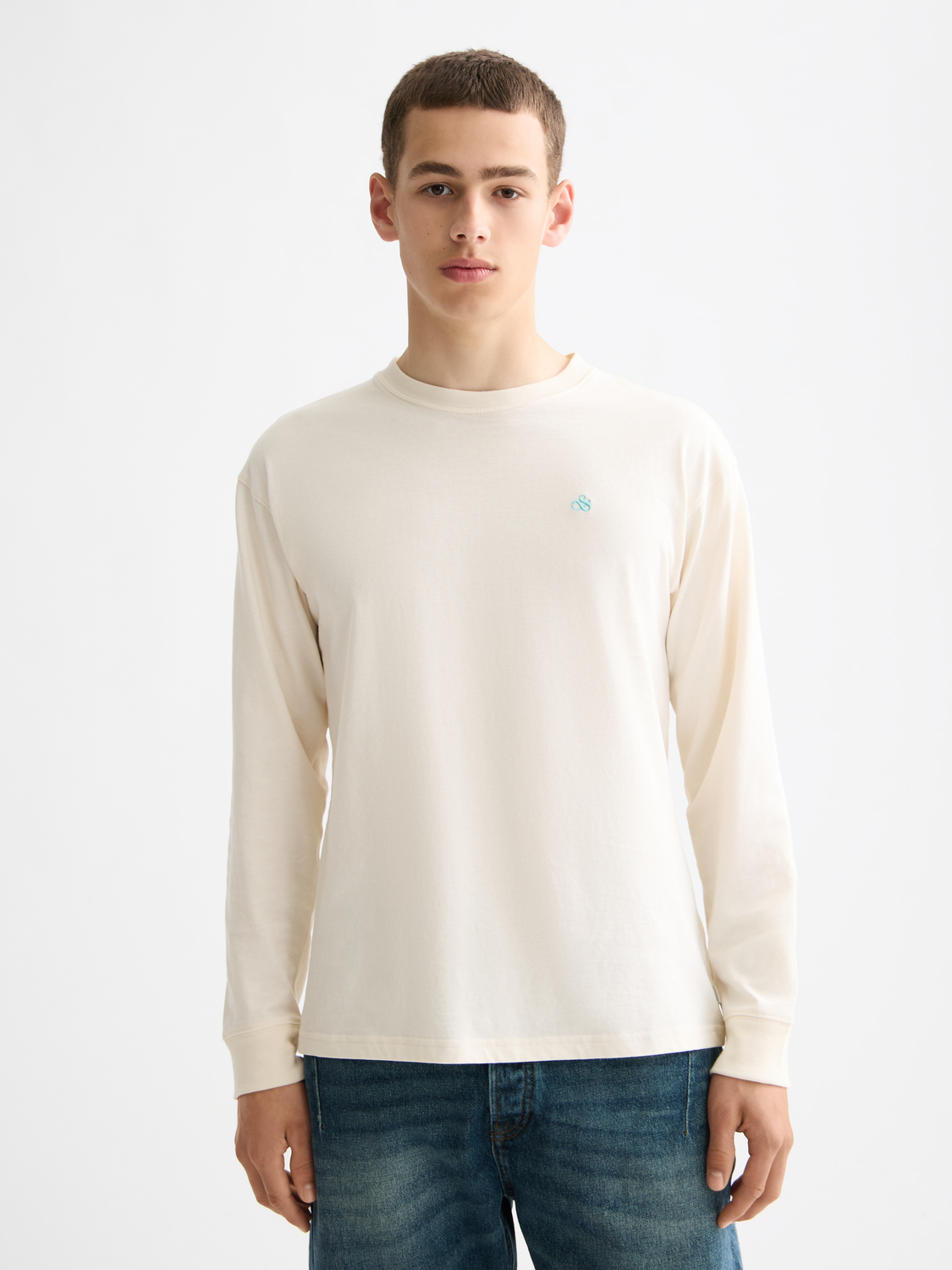 Logo long sleeved t-shirt - Scotch & Soda AU