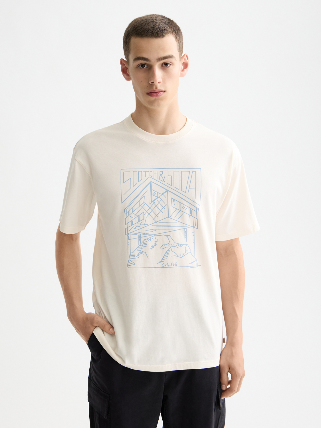 Graphic t-shirt - Scotch & Soda AU