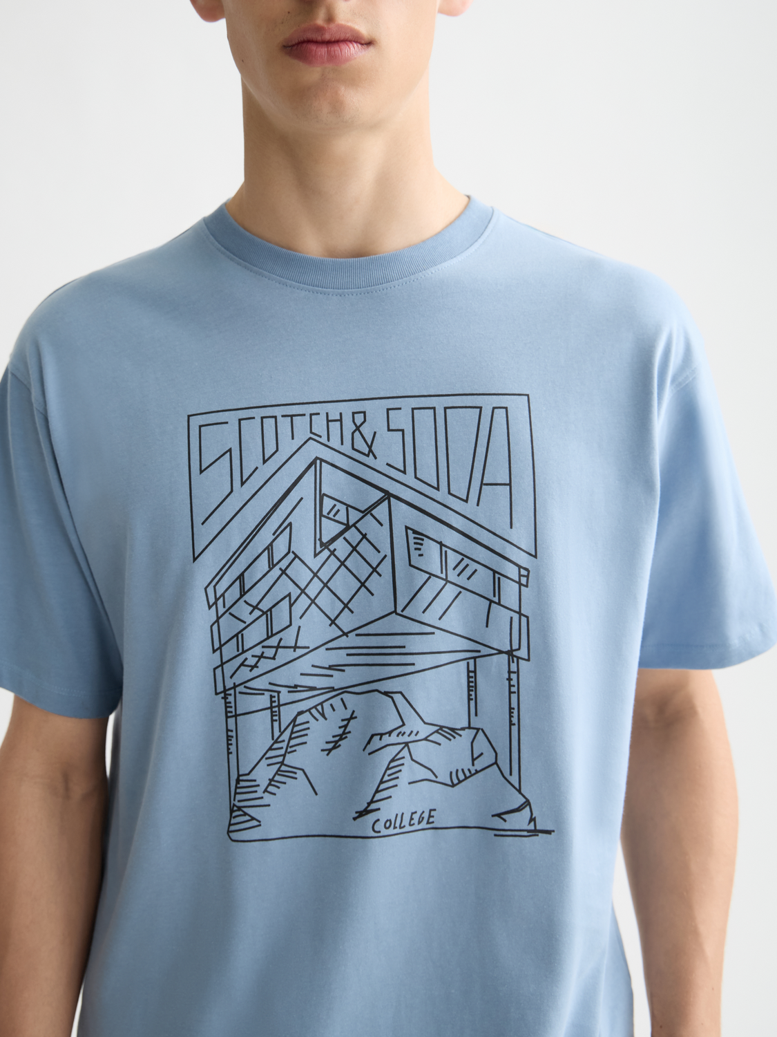 Graphic t-shirt - Scotch & Soda AU