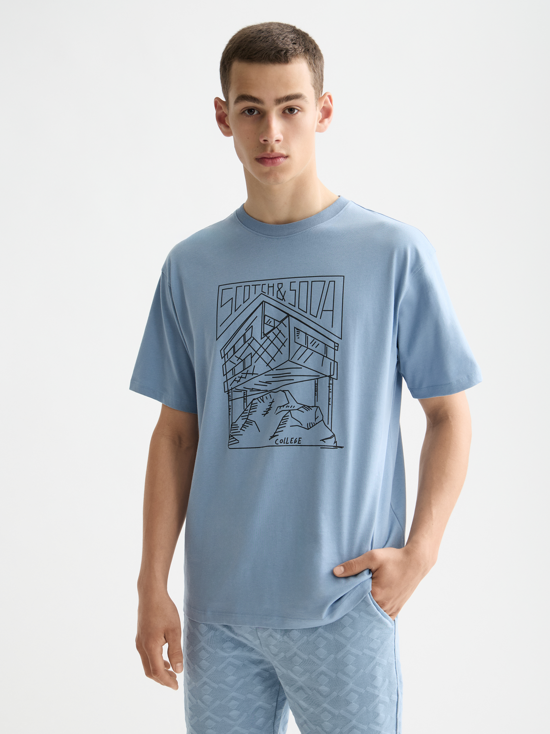 Graphic t-shirt - Scotch & Soda AU
