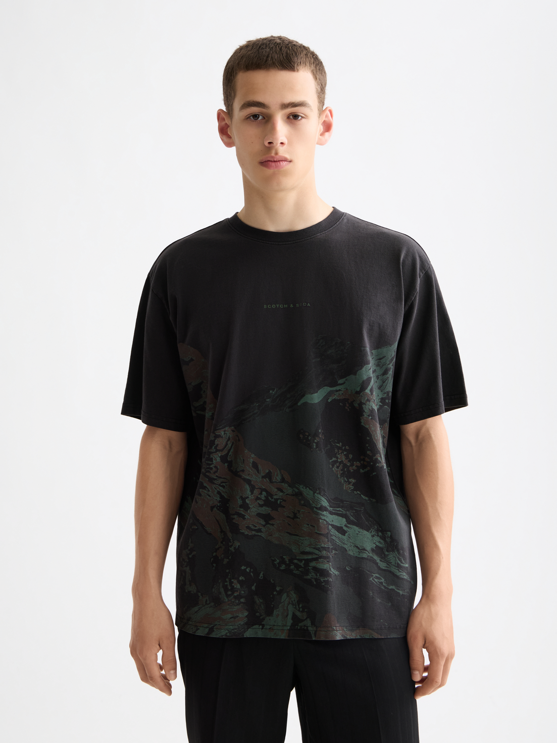 Over-dyed t-shirt - Scotch & Soda AU