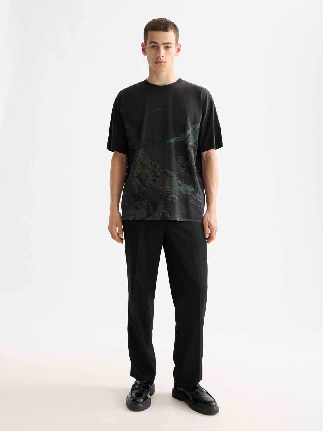 Over-dyed t-shirt - Scotch & Soda AU