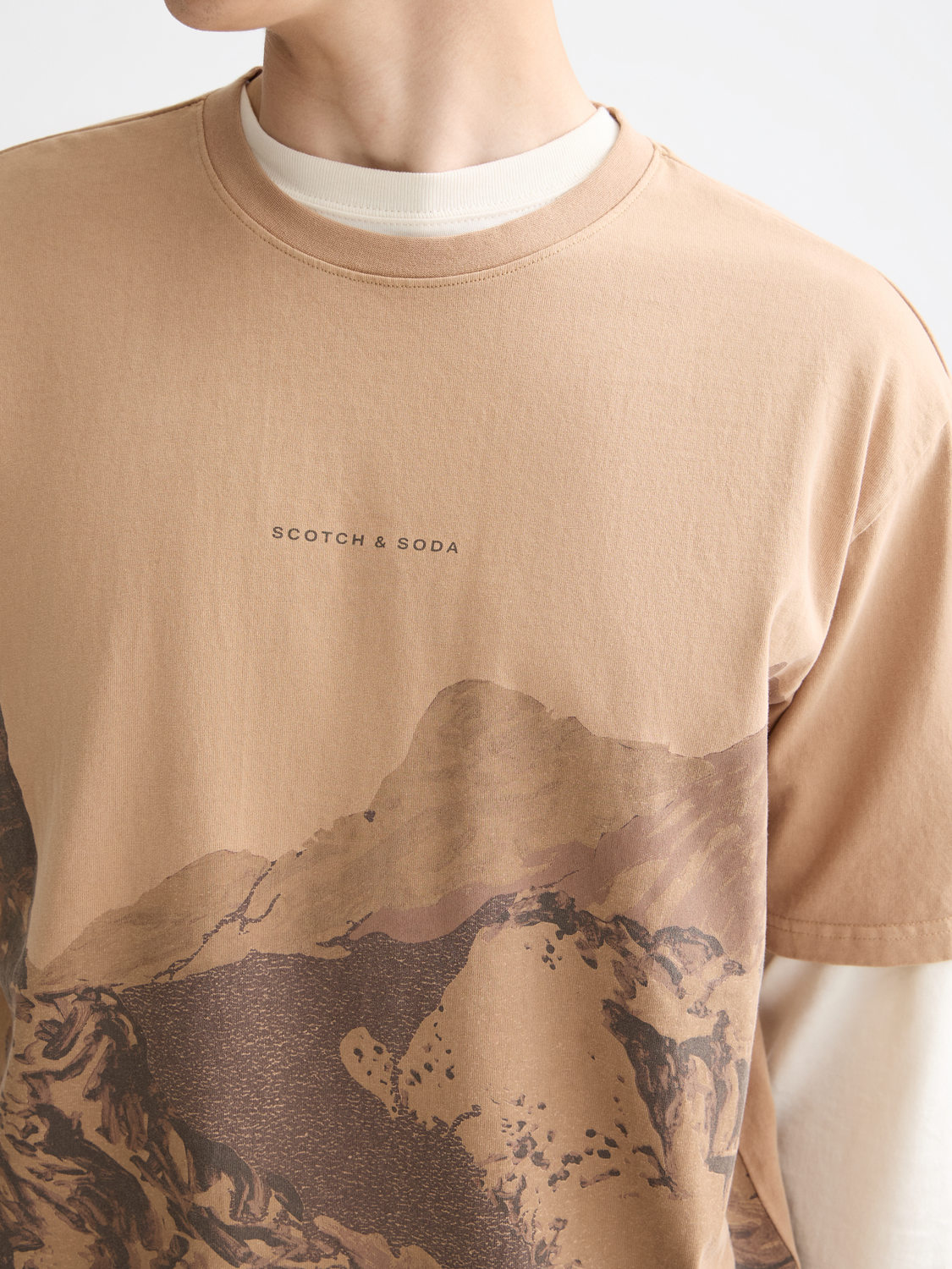 Over-dyed t-shirt - Scotch & Soda AU