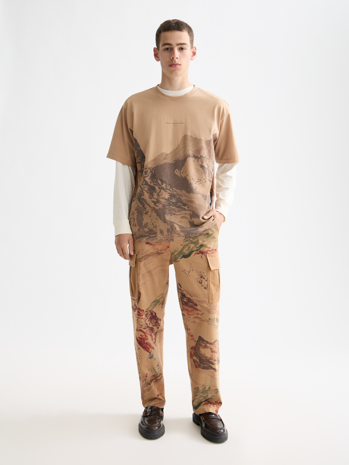 Over-dyed t-shirt - Scotch & Soda AU