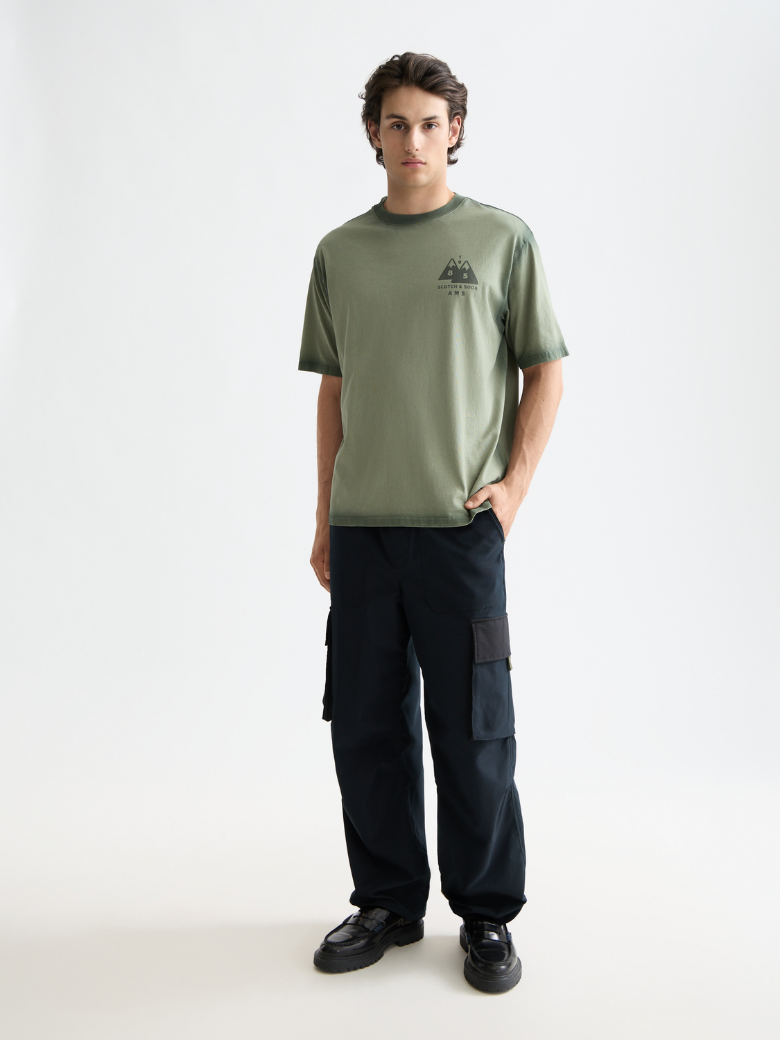 Garment-dyed t-shirt - Scotch & Soda AU