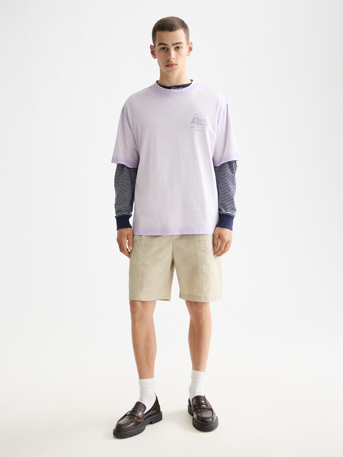 Garment-dyed t-shirt - Scotch & Soda AU