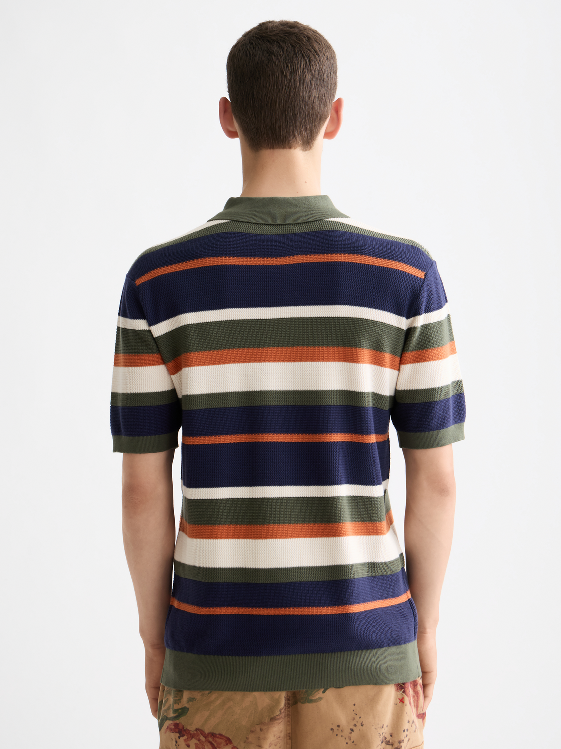 Knitted striped polo - Scotch & Soda AU