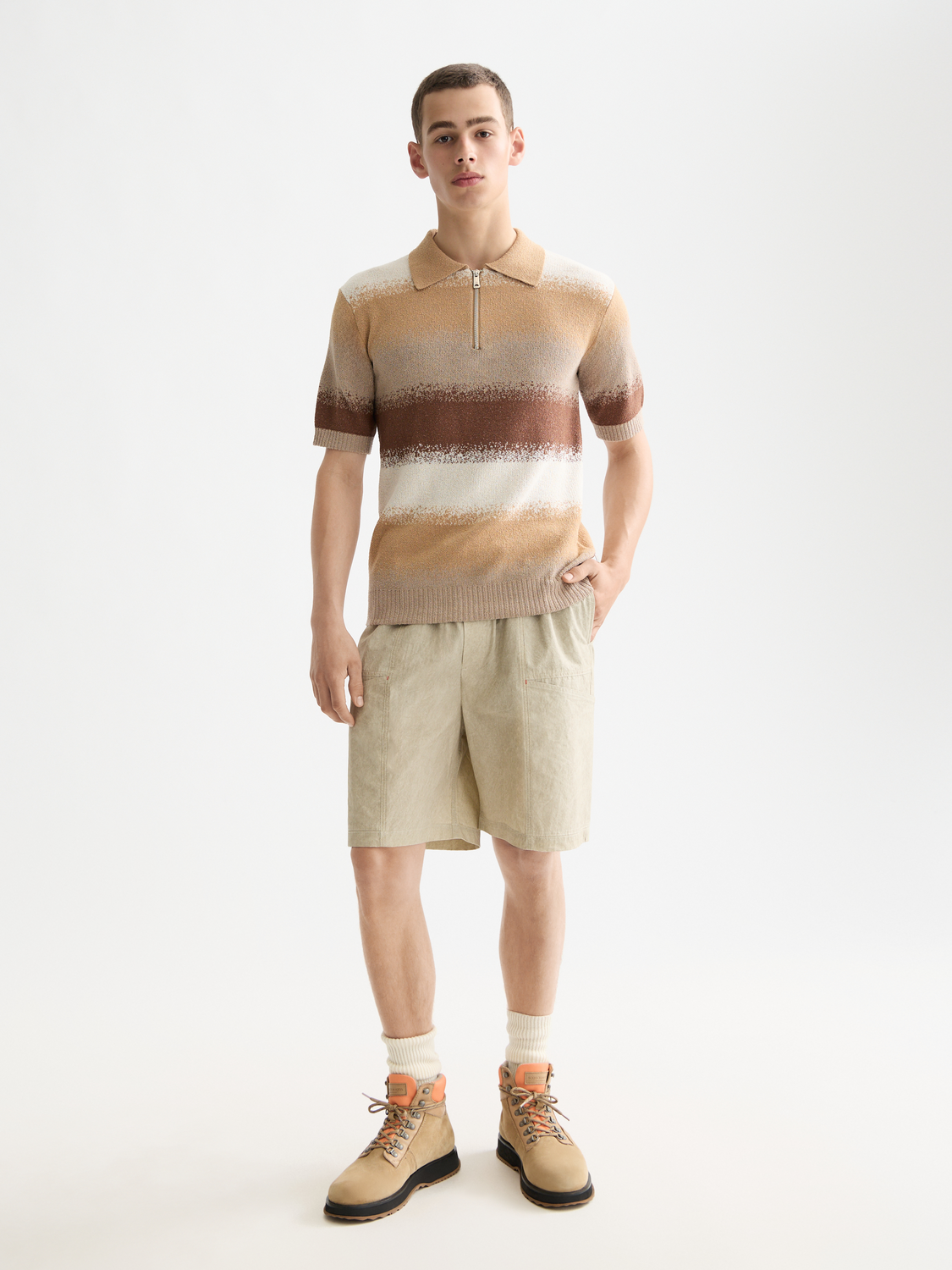 Knitted gradient polo - Scotch & Soda AU