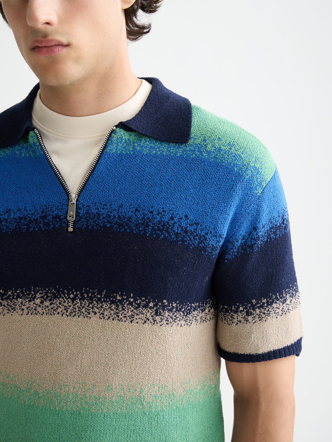 Knitted gradient polo - Scotch & Soda AU