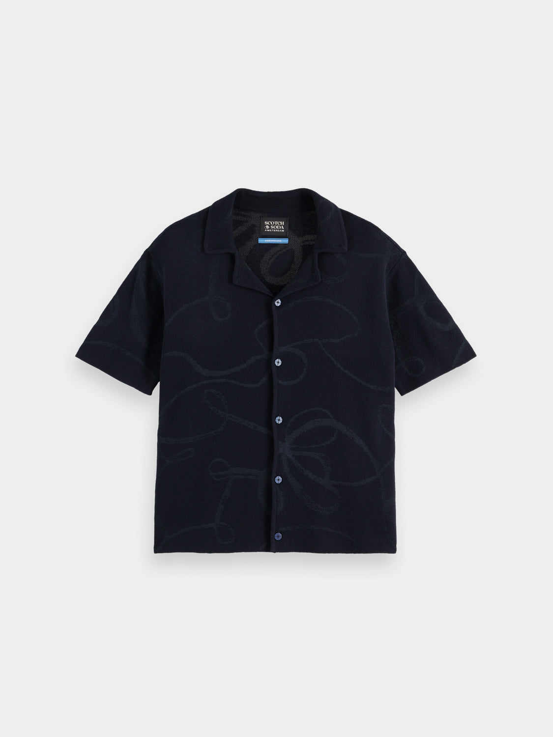 Jacquard short sleeved shirt - Scotch & Soda AU