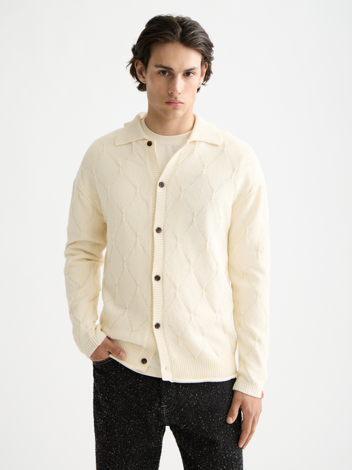 Knitted long sleeved shirt - Scotch & Soda AU