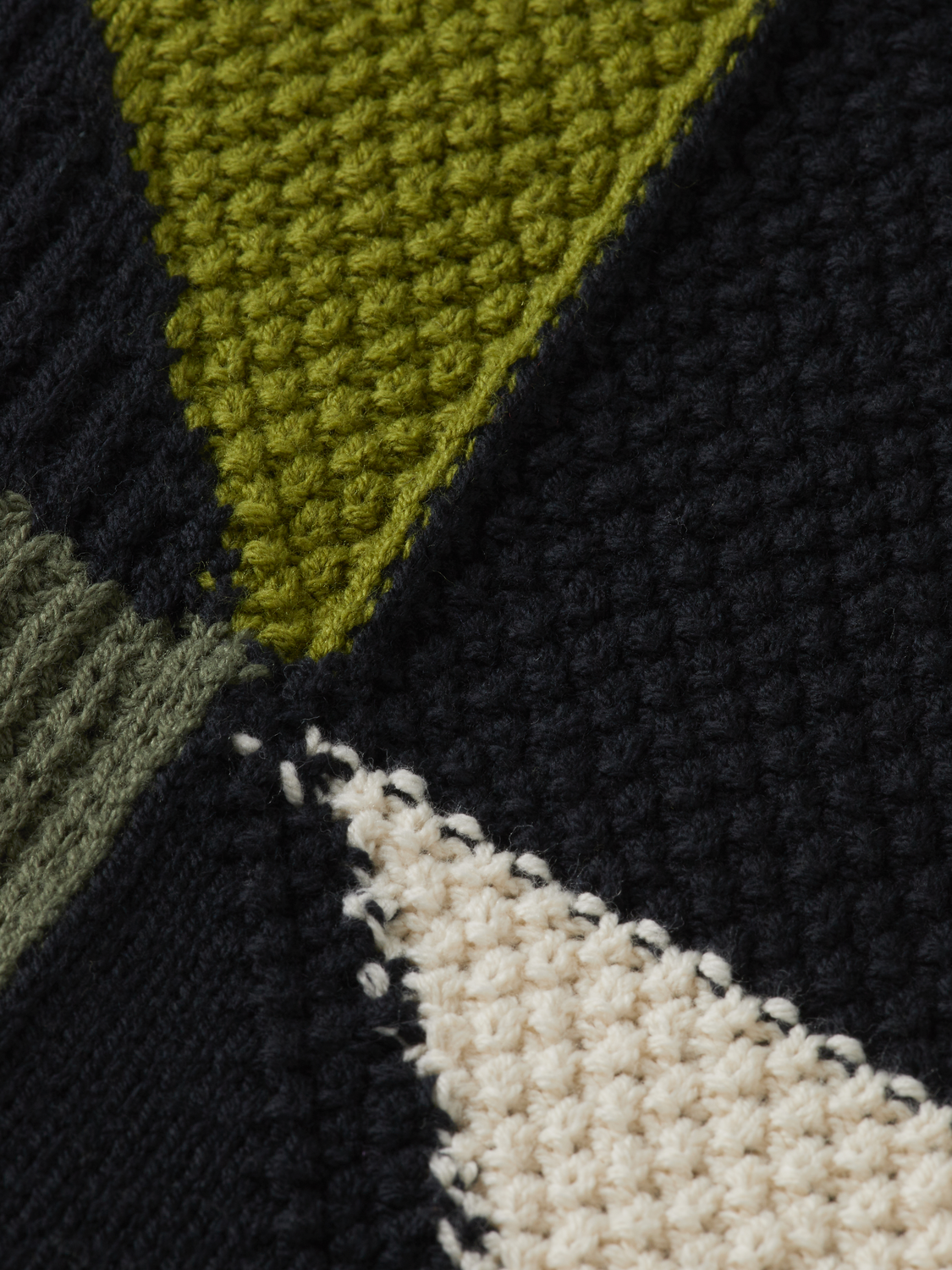 Patchwork long sleeved polo - Scotch & Soda AU