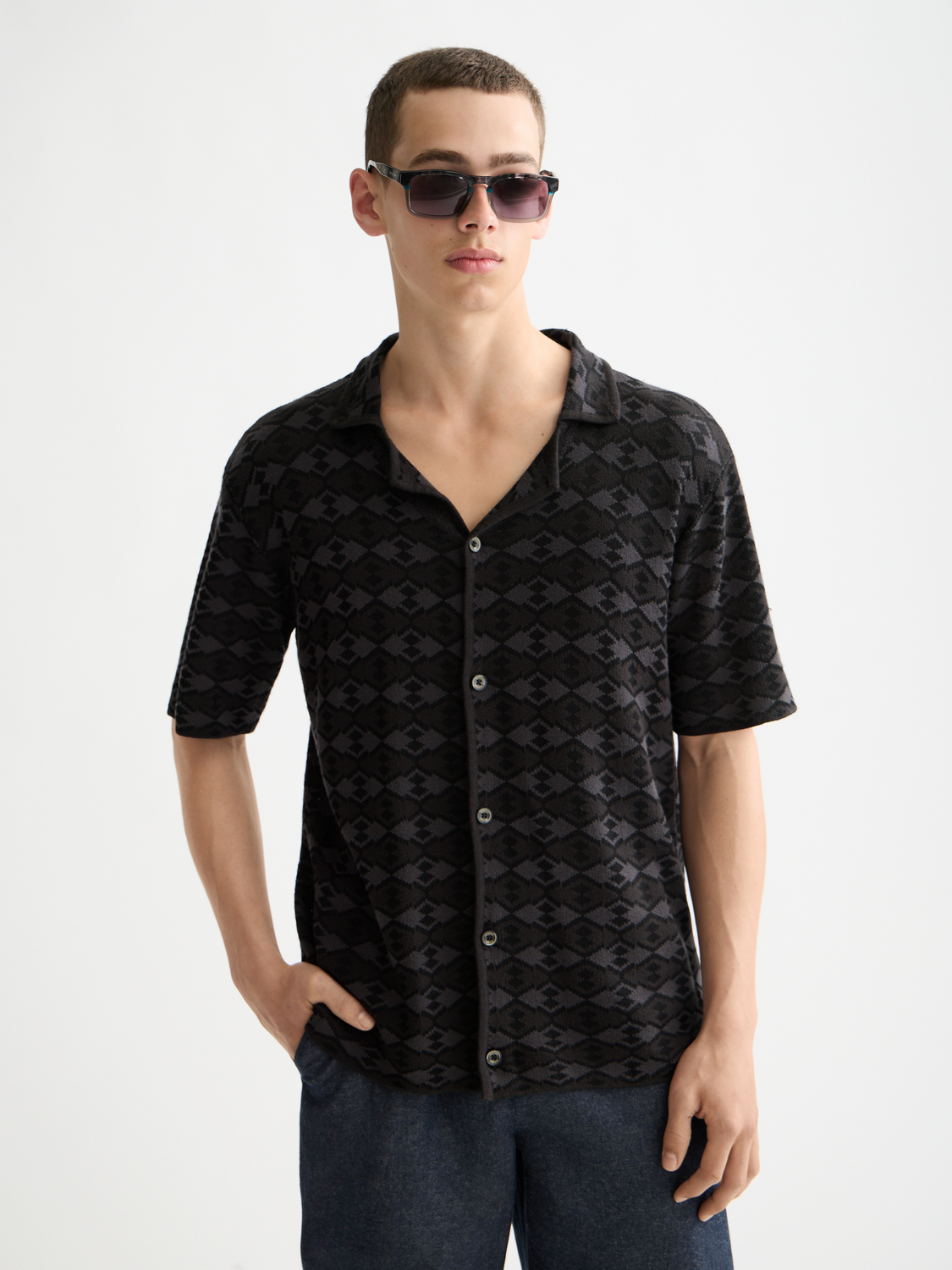 Knitted short sleeved shirt - Scotch & Soda AU