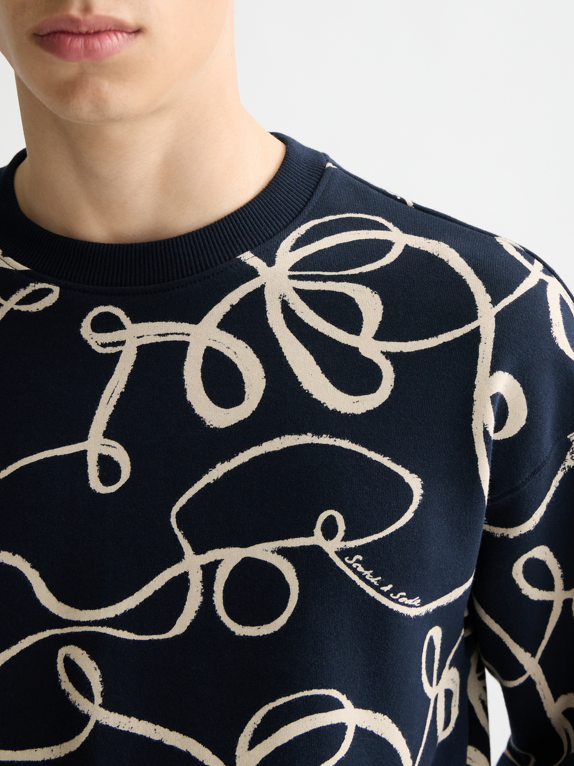 Printed sweatshirt - Scotch & Soda AU