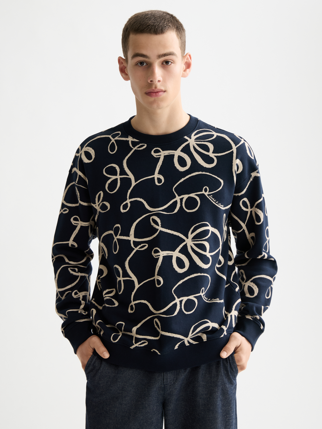 Printed sweatshirt - Scotch & Soda AU