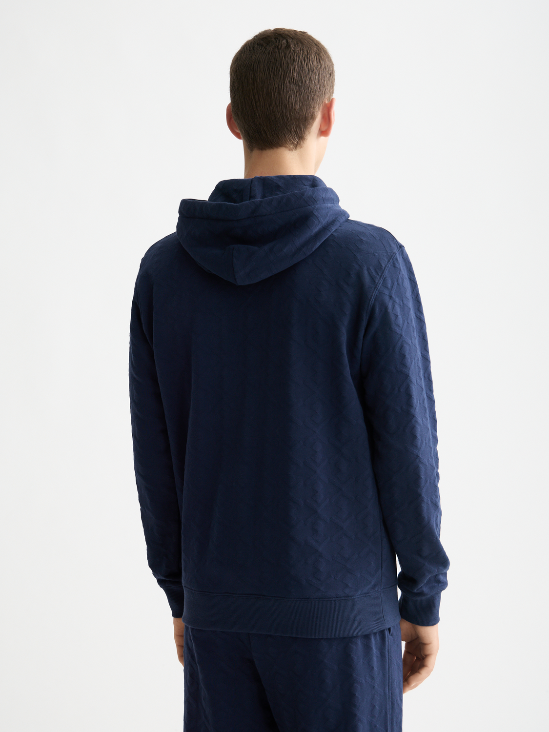 Jacquard terry hoodie - Scotch & Soda AU