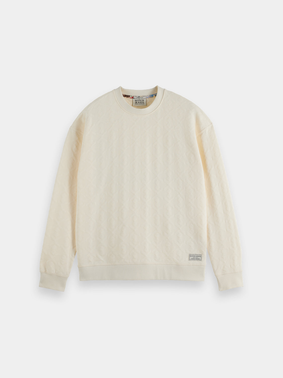 Jacquard terry sweatshirt - Scotch & Soda AU