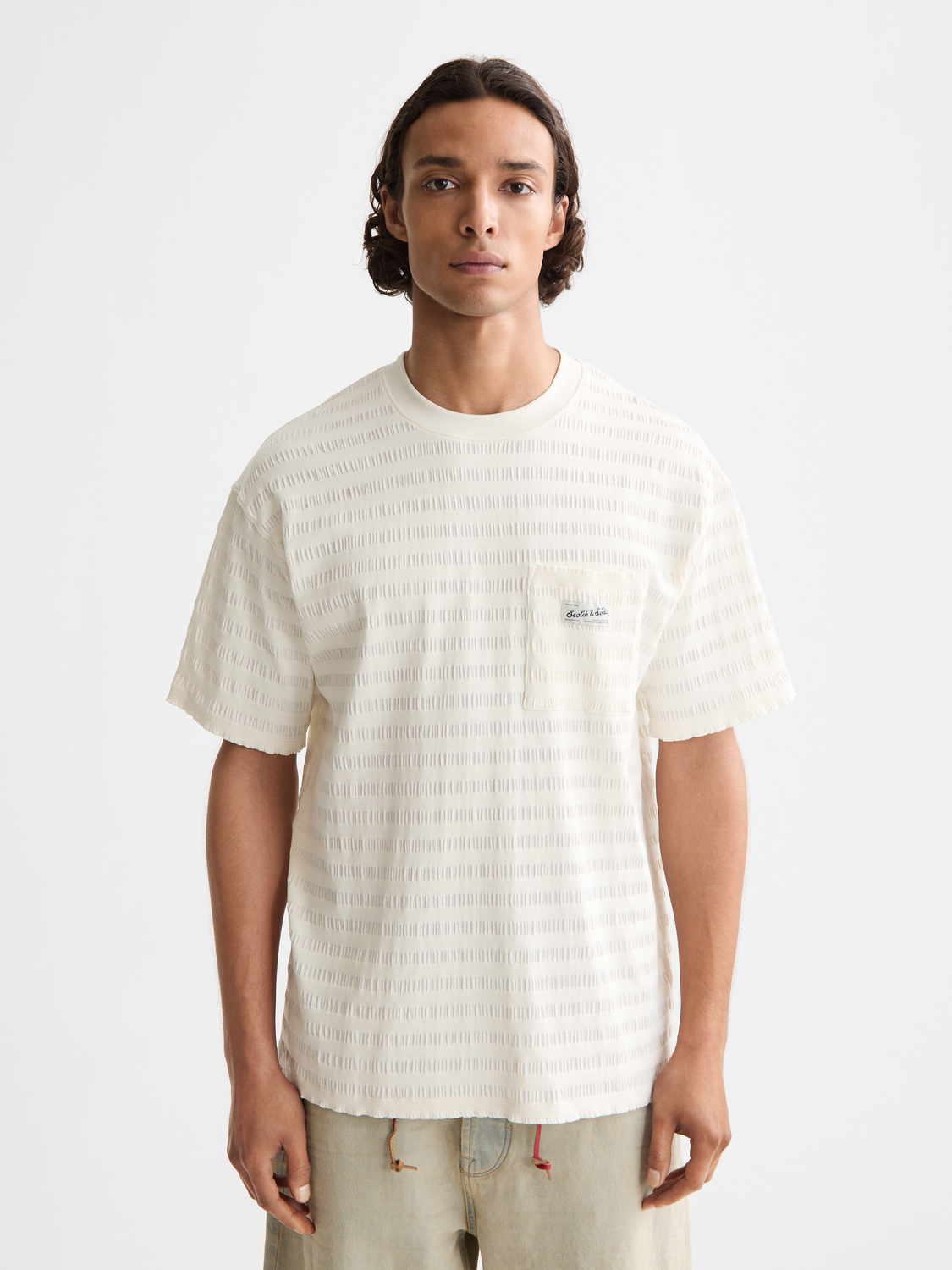 Textured t-shirt - Scotch & Soda AU