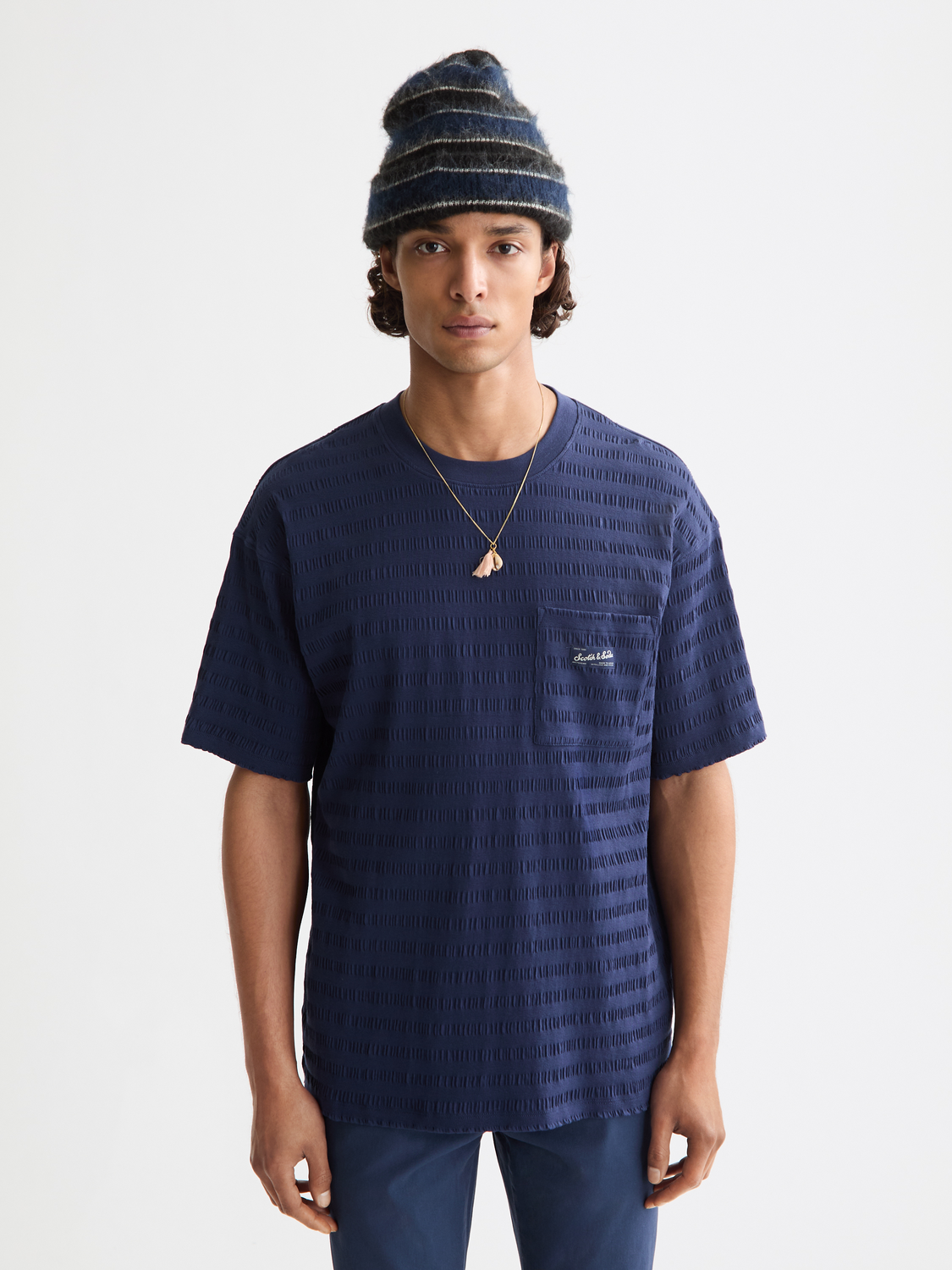 Textured t-shirt - Scotch & Soda AU