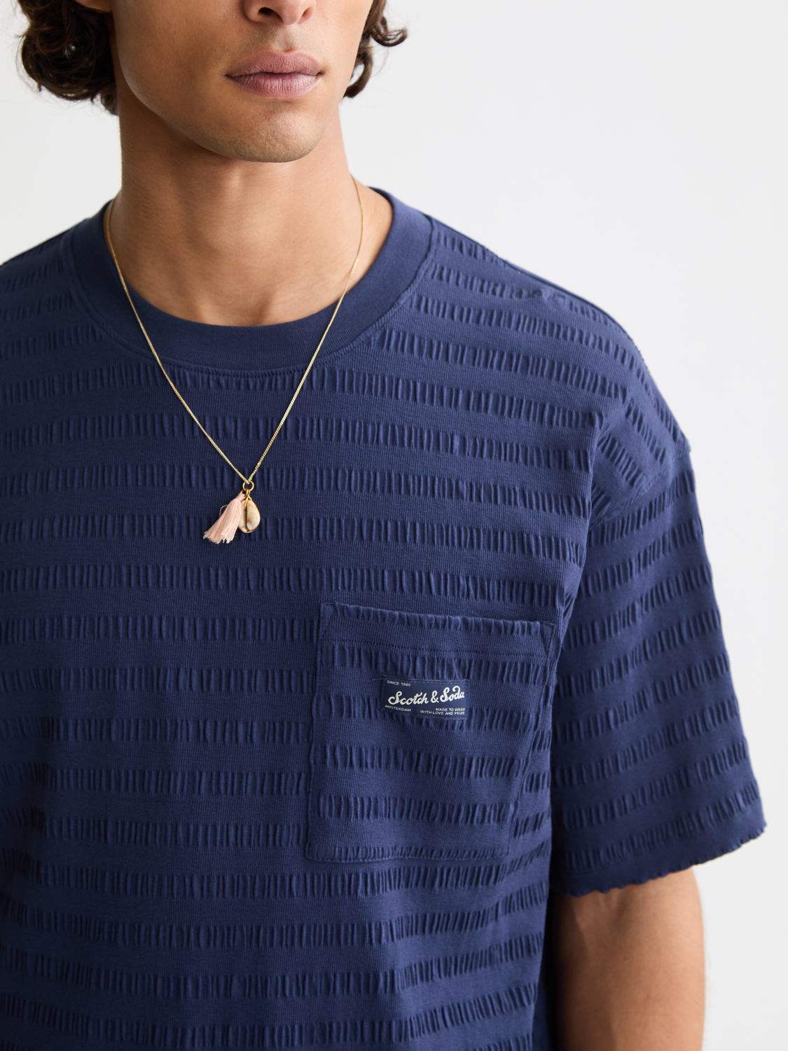Textured t-shirt - Scotch & Soda AU