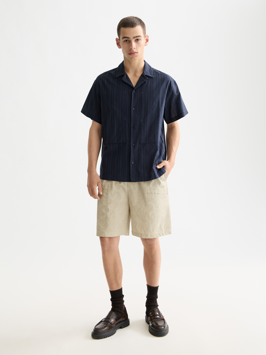Striped short sleeved shirt - Scotch & Soda AU