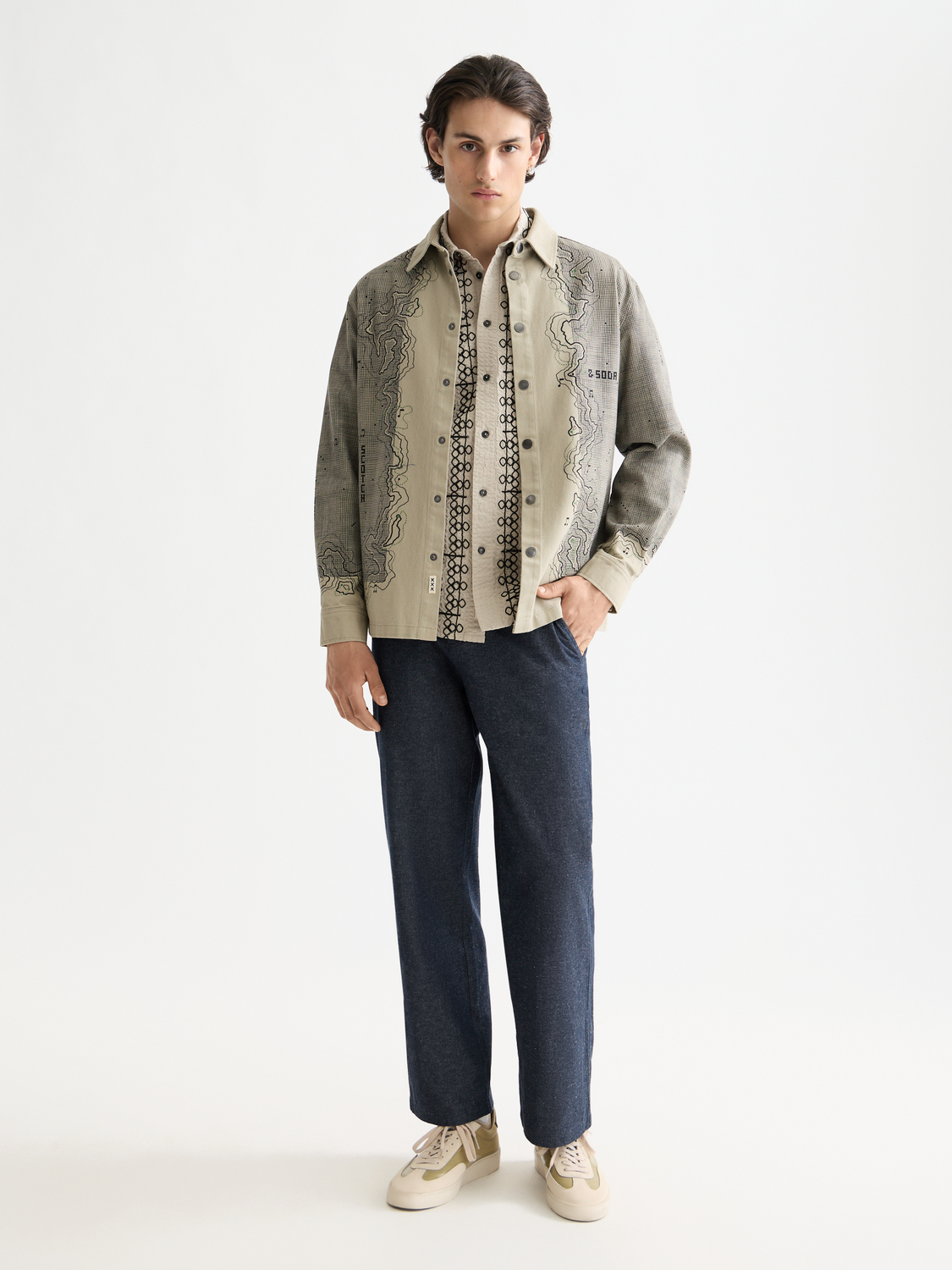 Placement graphic overshirt - Scotch & Soda AU