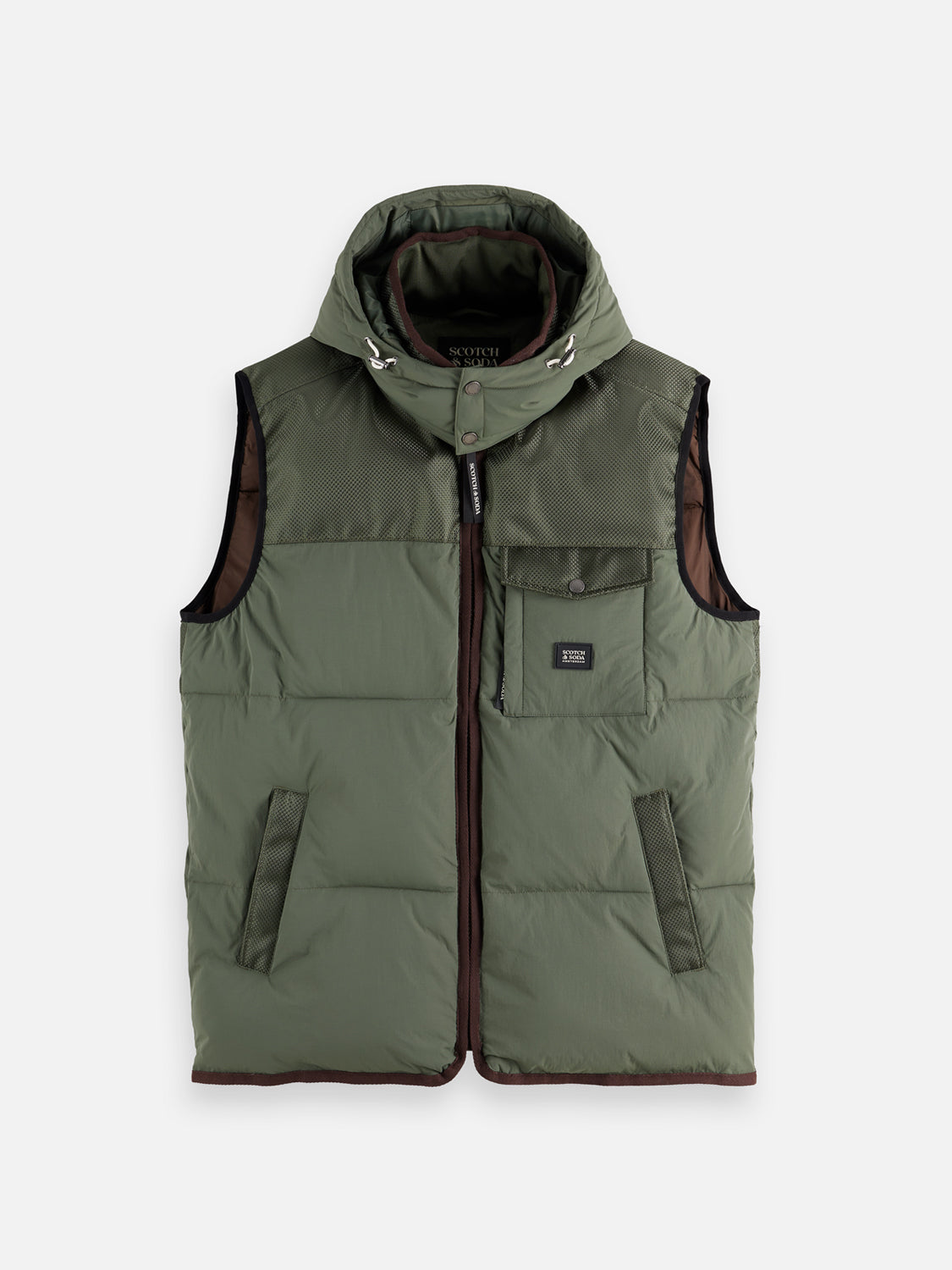Hooded puffer vest - Scotch & Soda AU