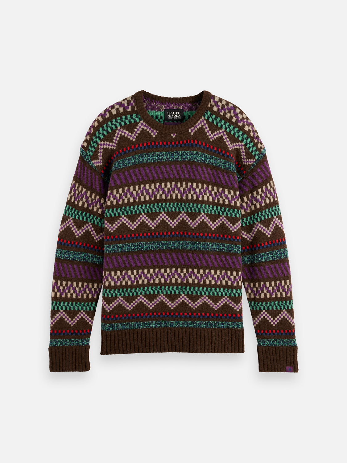 Jacquard knitted pullover - Scotch & Soda AU