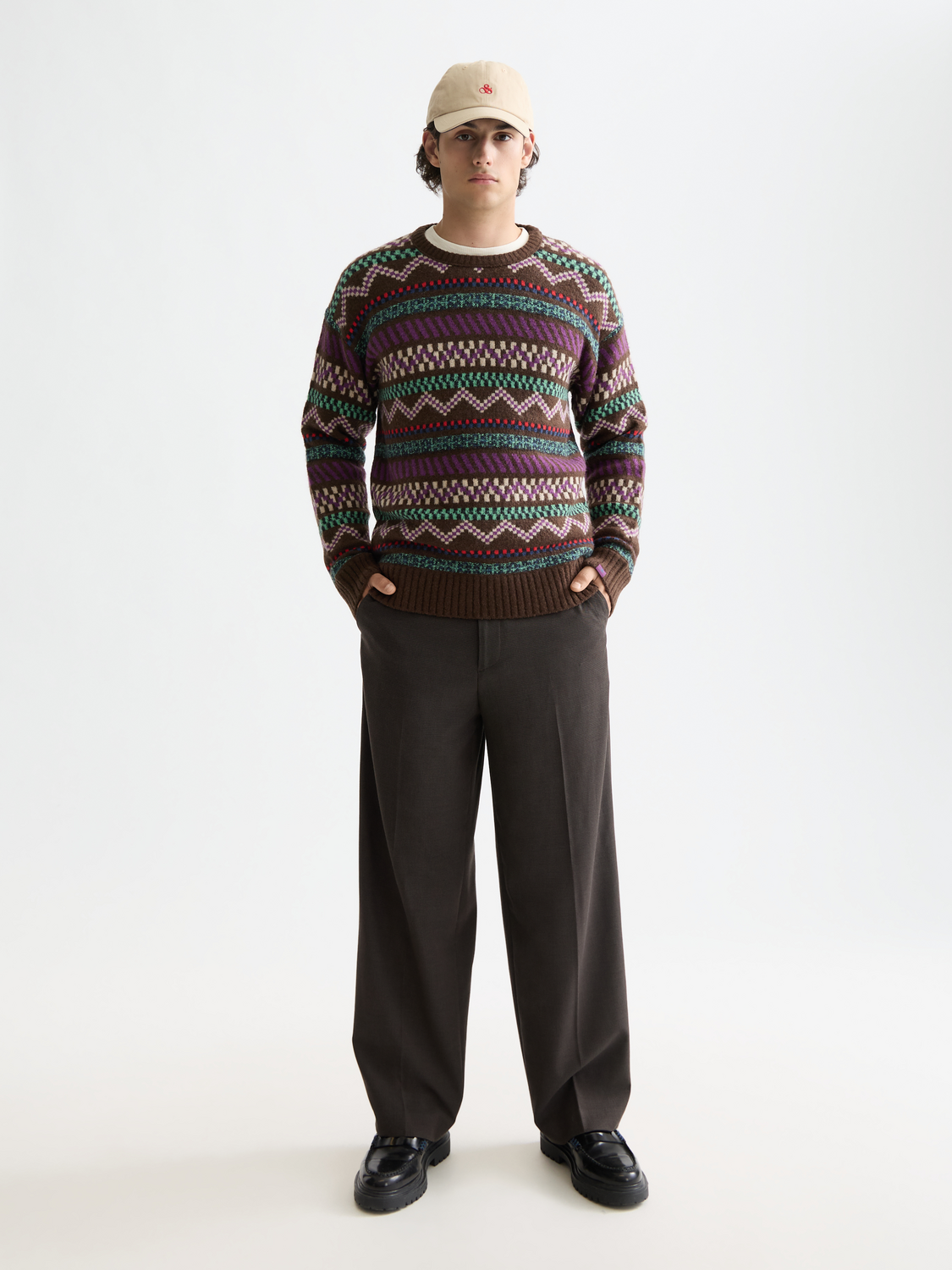Jacquard knitted pullover - Scotch & Soda AU