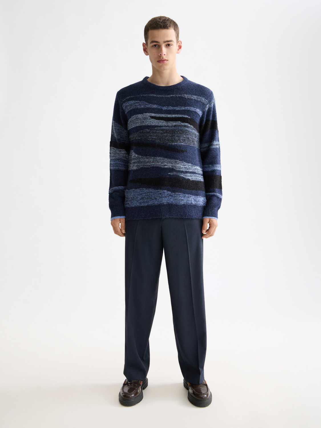 Alpaca wool blend pullover - Scotch & Soda AU