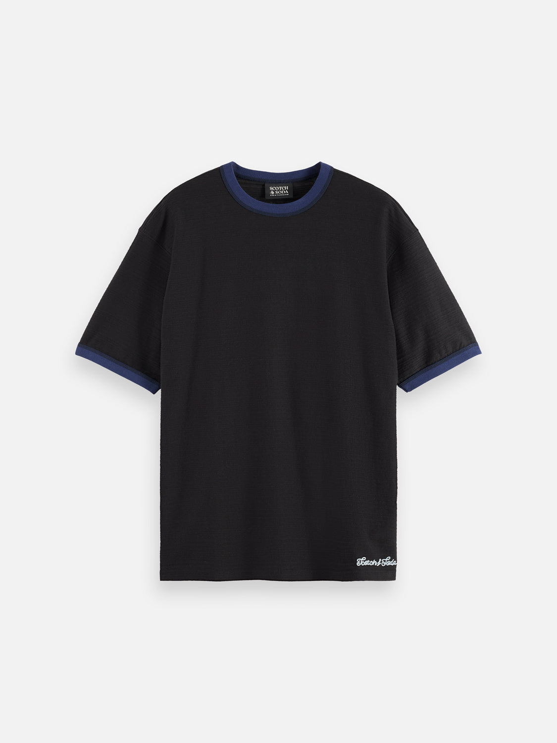 Bound neckline t-shirt - Scotch & Soda AU
