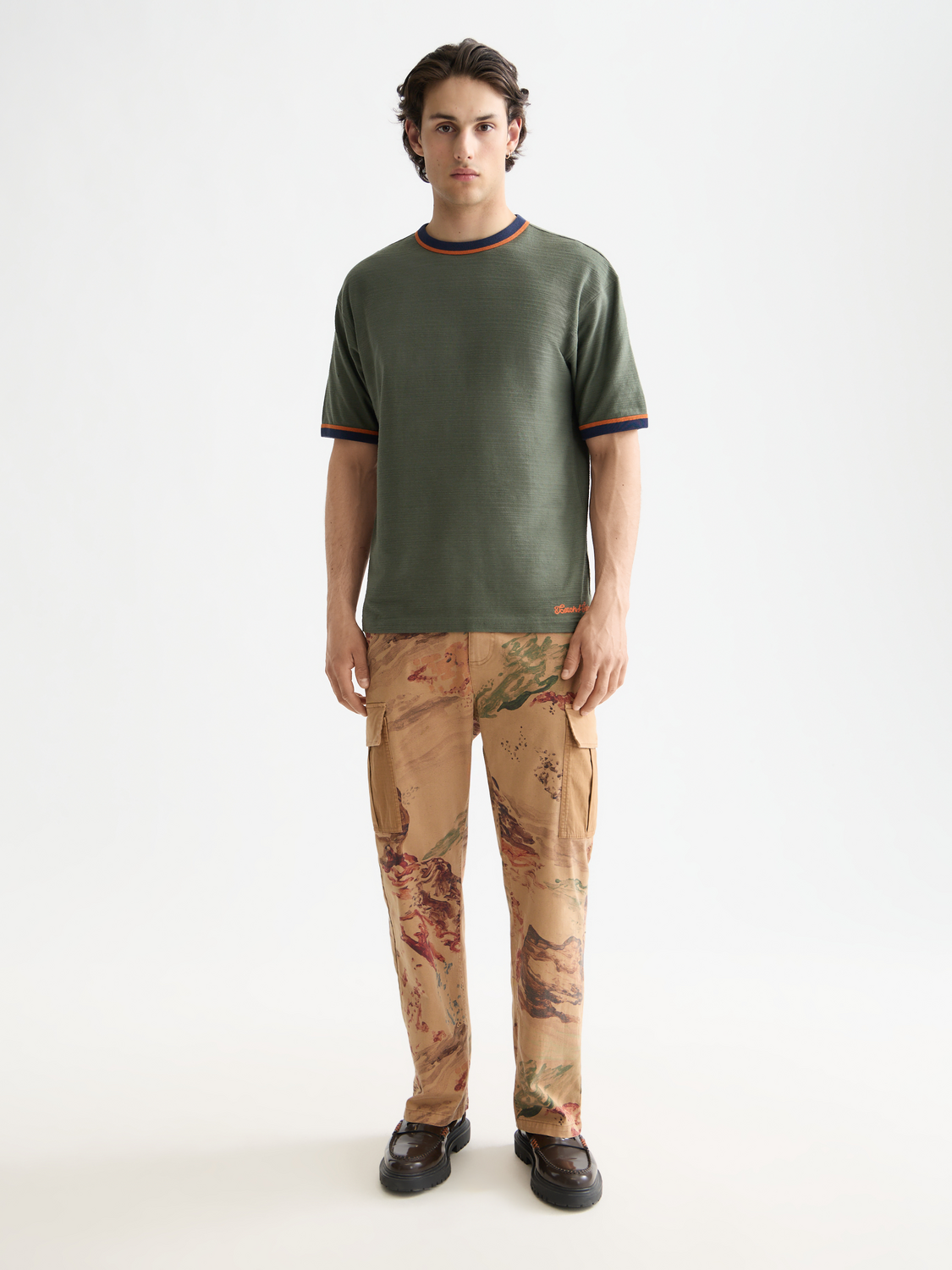 Bound neckline t-shirt - Scotch & Soda AU