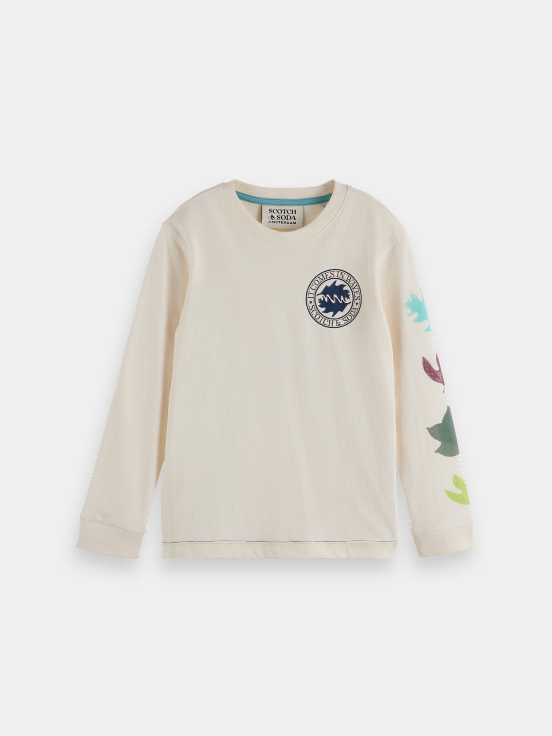Kids - Artwork long sleeved t-shirt - Scotch & Soda AU