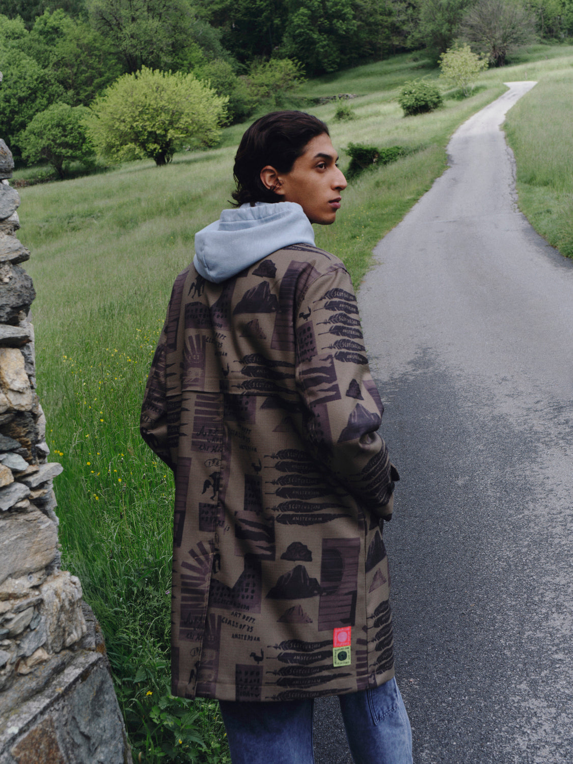 Printed car coat - Scotch & Soda AU