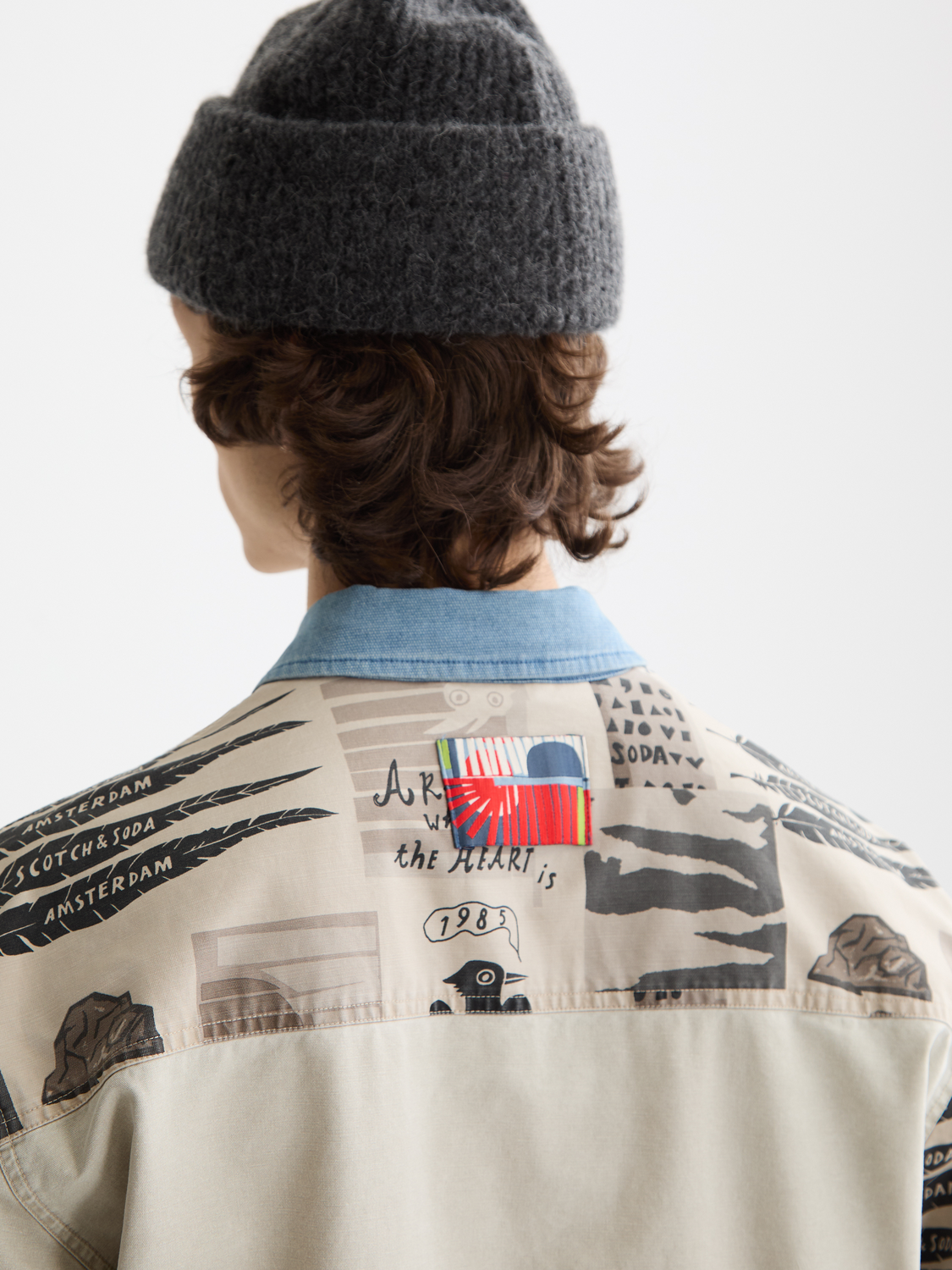 Printed worker jacket - Scotch & Soda AU