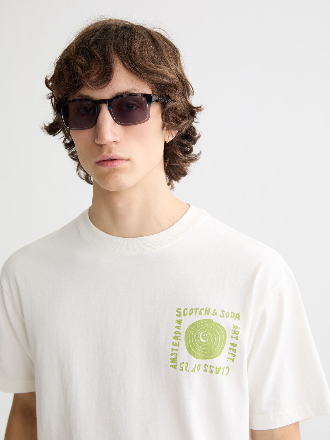 Washed artwork t-shirt - Scotch & Soda AU
