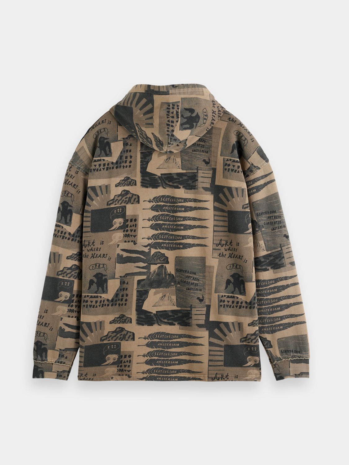 Printed hoodie - Scotch & Soda AU
