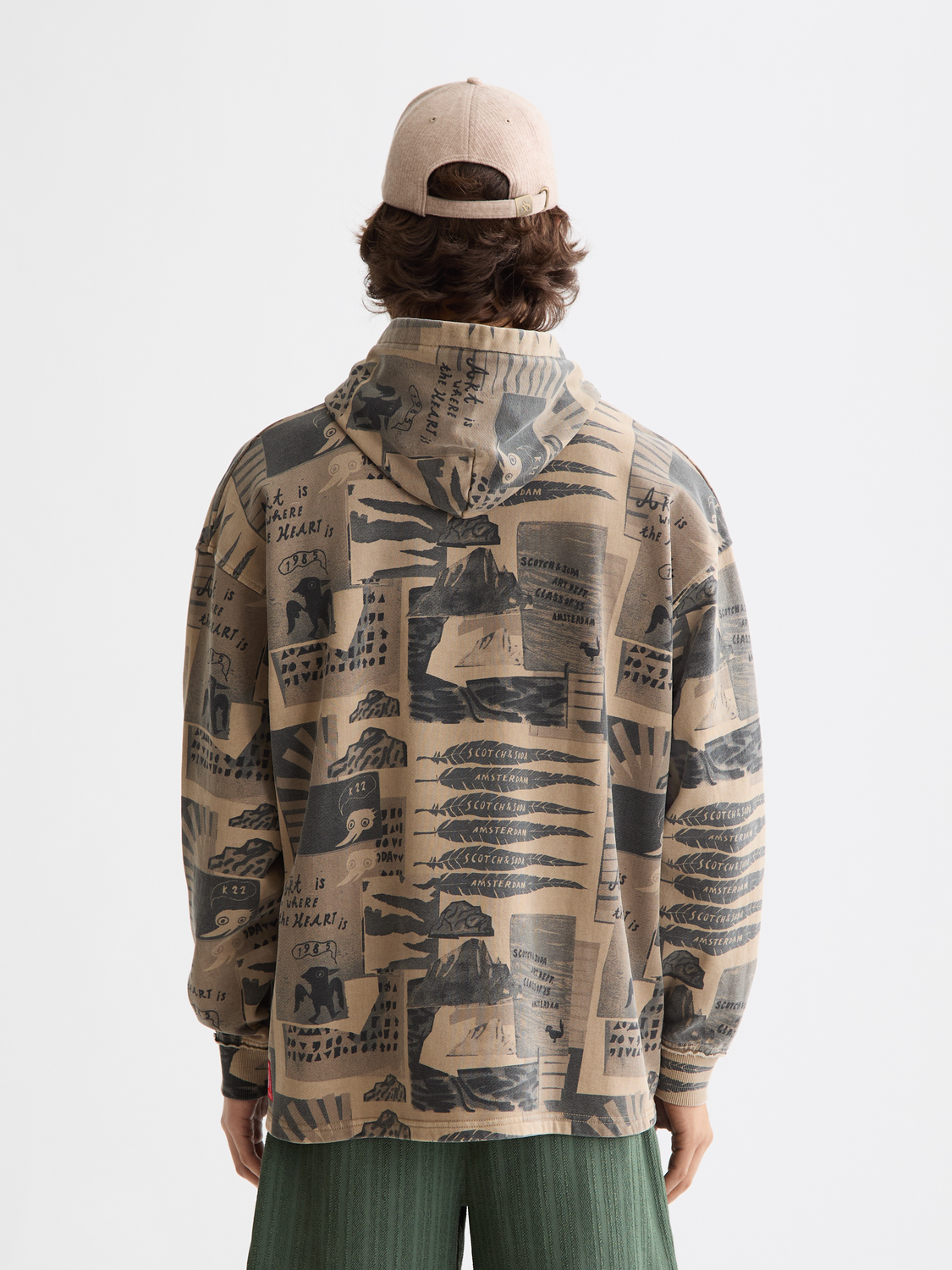 Printed hoodie - Scotch & Soda AU