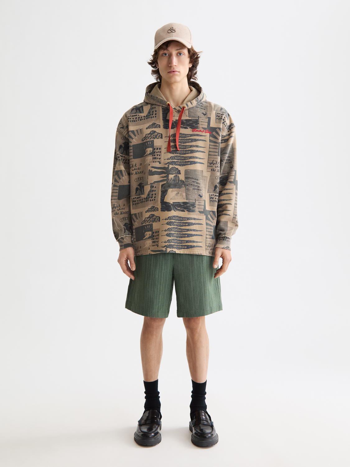 Printed hoodie - Scotch & Soda AU