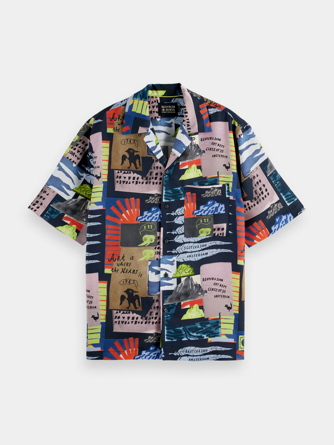 Printed short sleeved shirt - Scotch & Soda AU