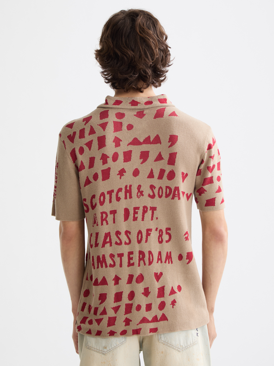 Jacquard knitted shirt - Scotch & Soda AU