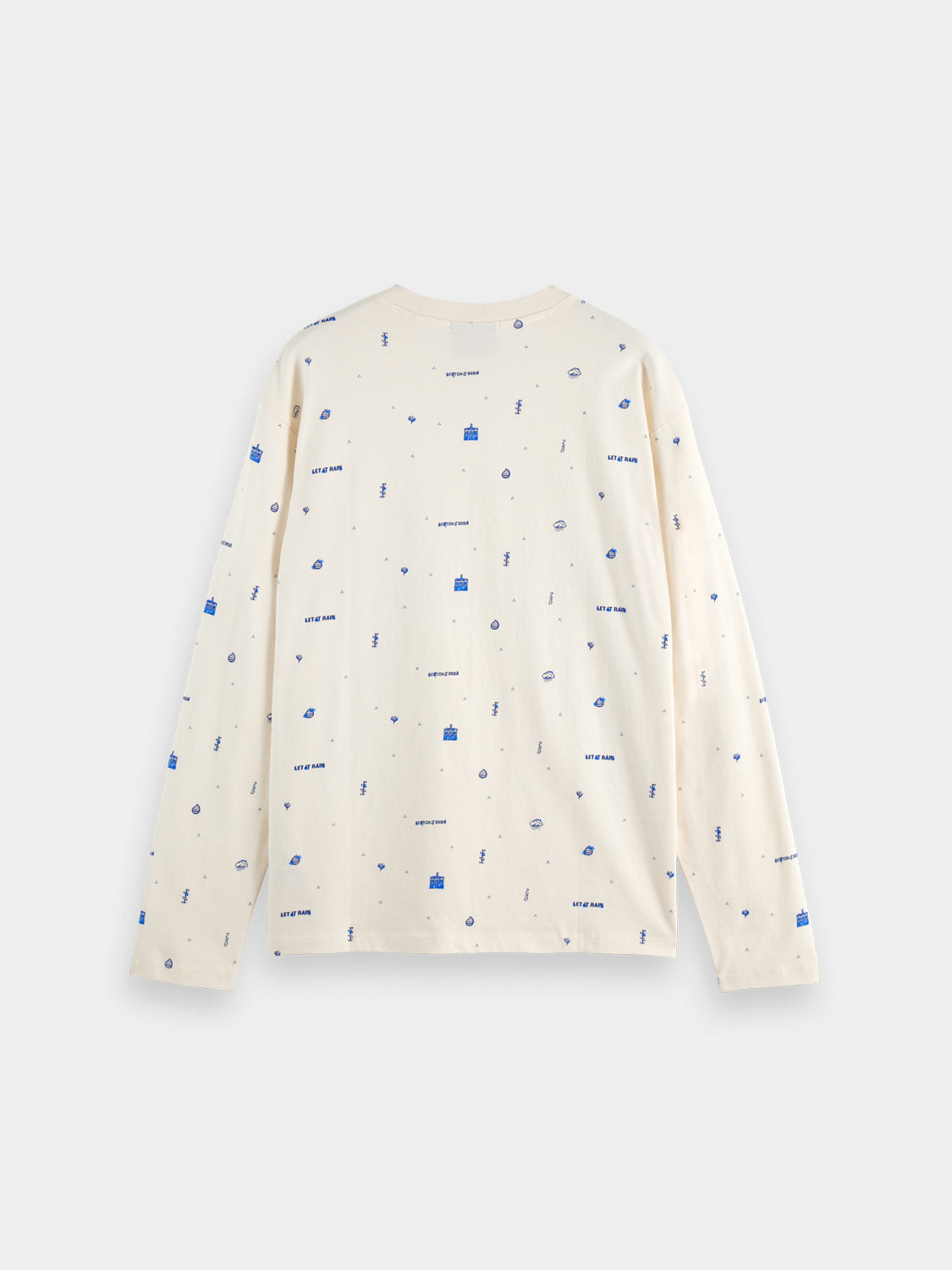 Printed long sleeved t-shirt - Scotch & Soda AU