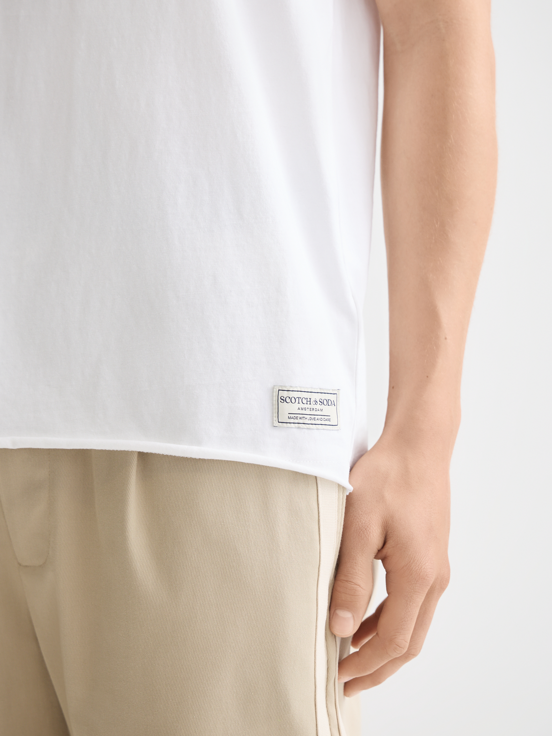 Raw edge t-shirt - Scotch & Soda AU