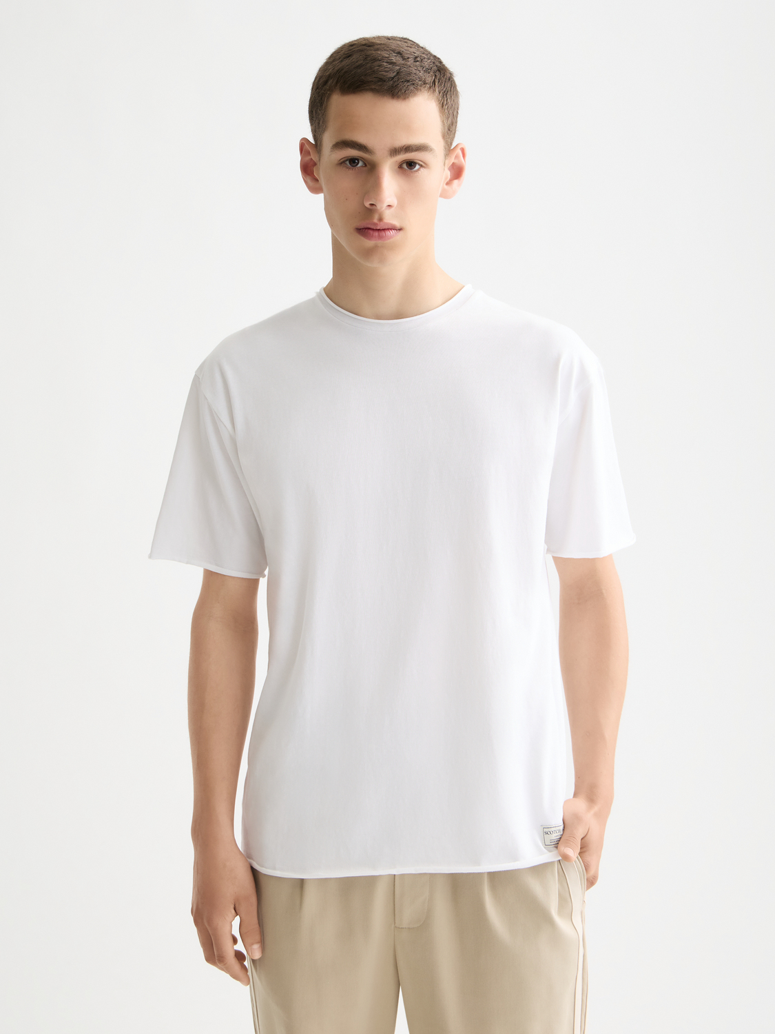 Raw edge t-shirt - Scotch & Soda AU