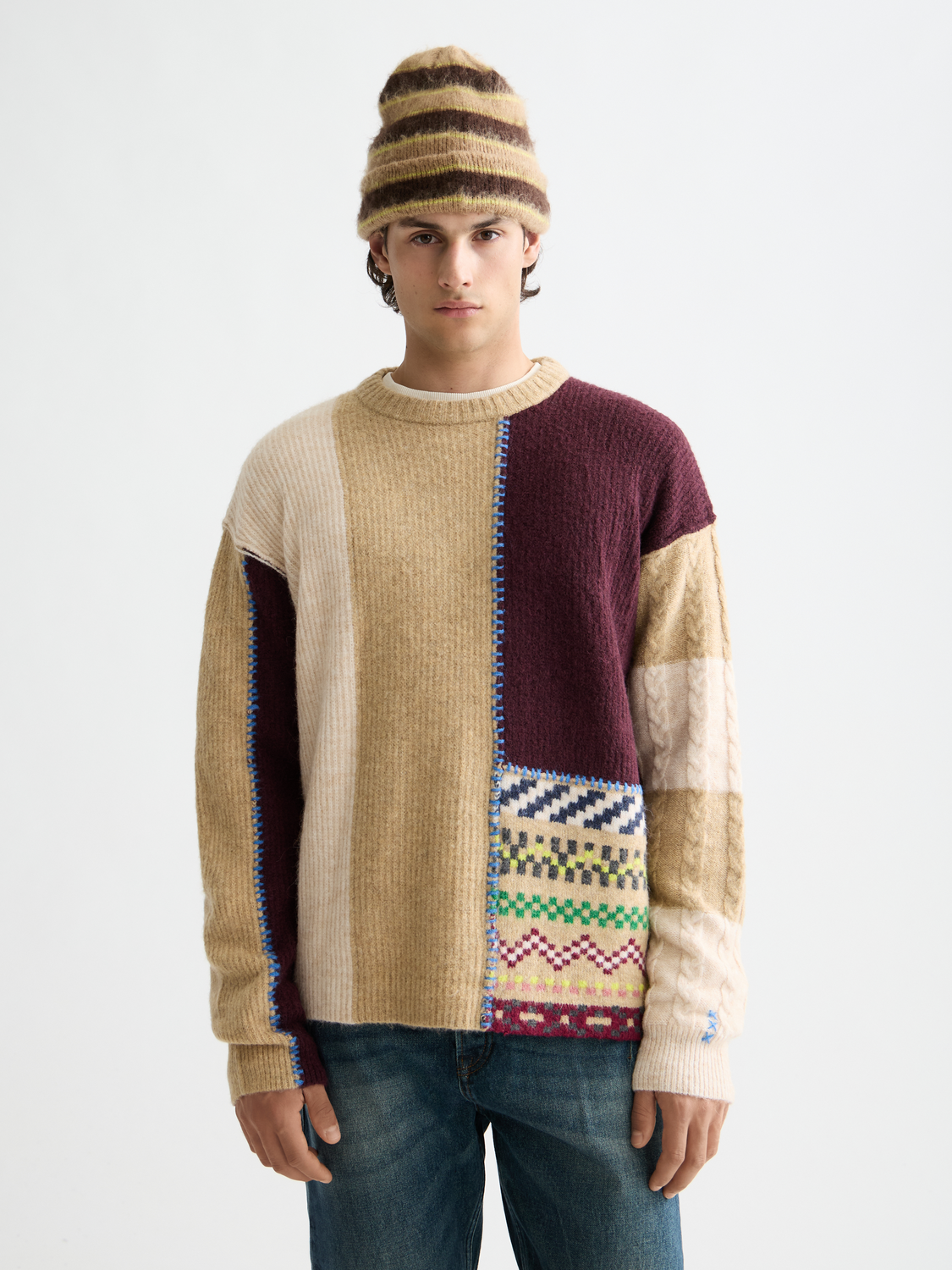 Patchwork pullover - Scotch & Soda AU
