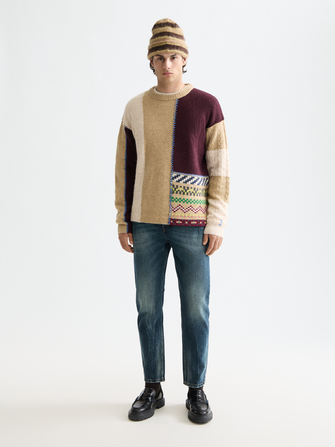 Patchwork pullover - Scotch & Soda AU