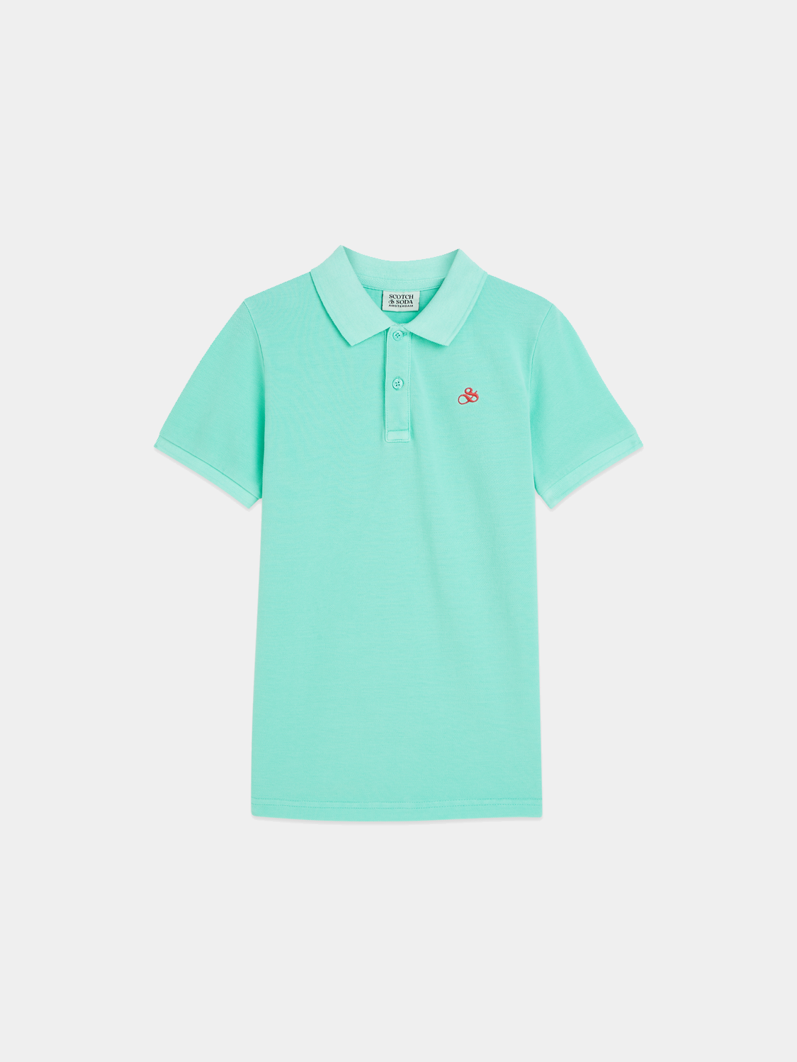 Kids - Garment-dyed pique polo - Scotch & Soda AU
