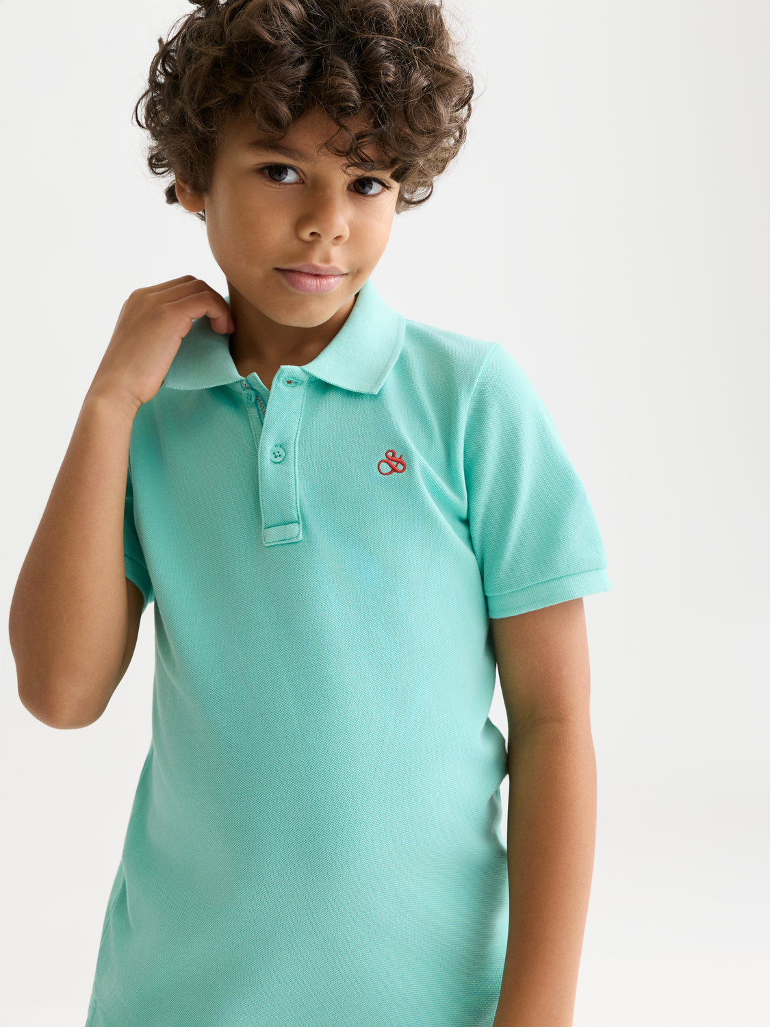 Kids - Garment-dyed pique polo - Scotch & Soda AU